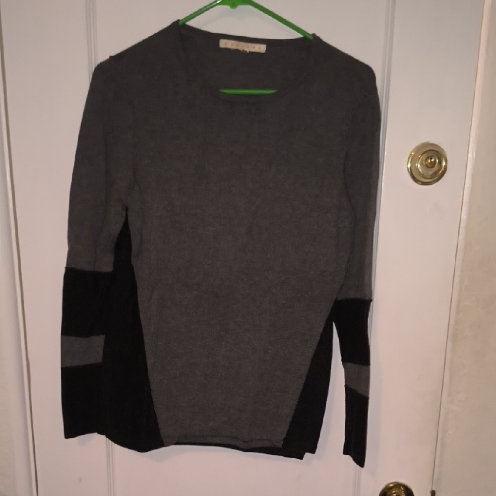 Belford | Elegant Gray and Black Long Sleeve Men's Shirt
